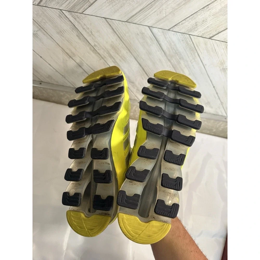 Adidas Springblade Ignite Mens Shoes 10 Neon Yellow Black Shoes LIGHT DAMAGED